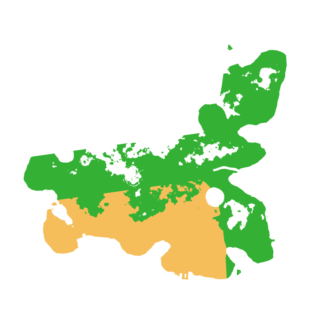 Biome Rust Map: Procedural Map, Size: 3000, Seed: 16338