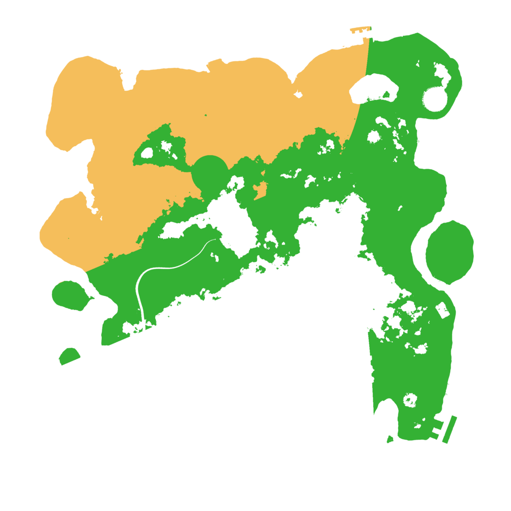 Biome Rust Map: Procedural Map, Size: 3650, Seed: 85166807