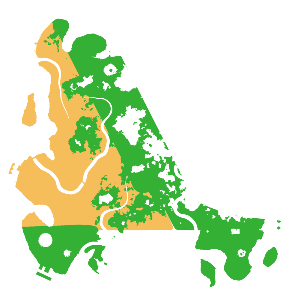 Biome Rust Map: Procedural Map, Size: 3900, Seed: 59970934