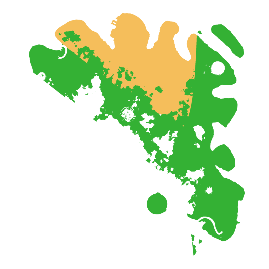 Biome Rust Map: Procedural Map, Size: 3500, Seed: 67285749