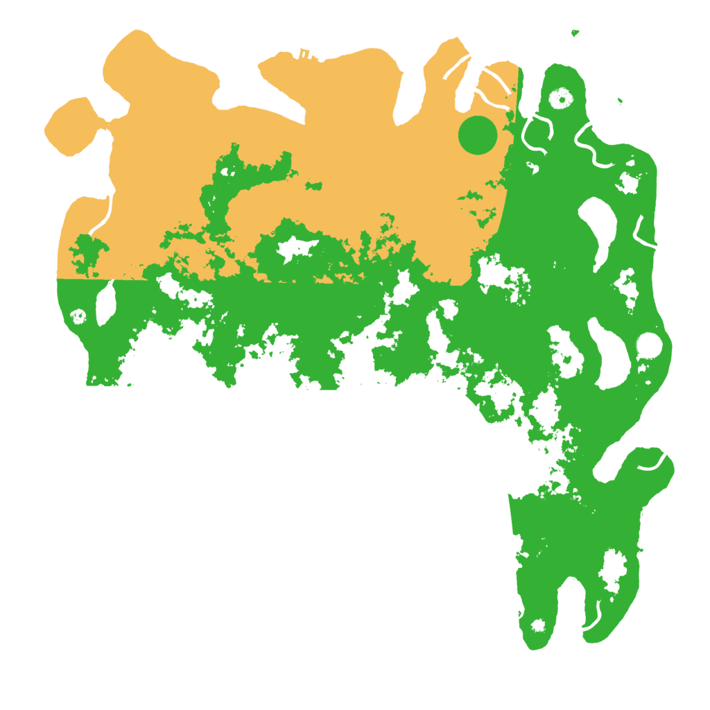 Biome Rust Map: Procedural Map, Size: 4800, Seed: 155739414