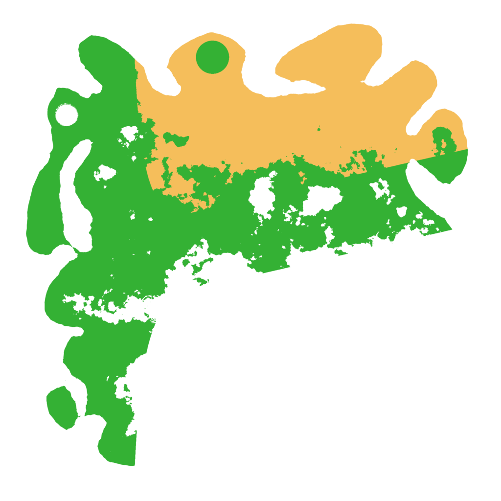 Biome Rust Map: Barren, Size: 4000, Seed: 356175