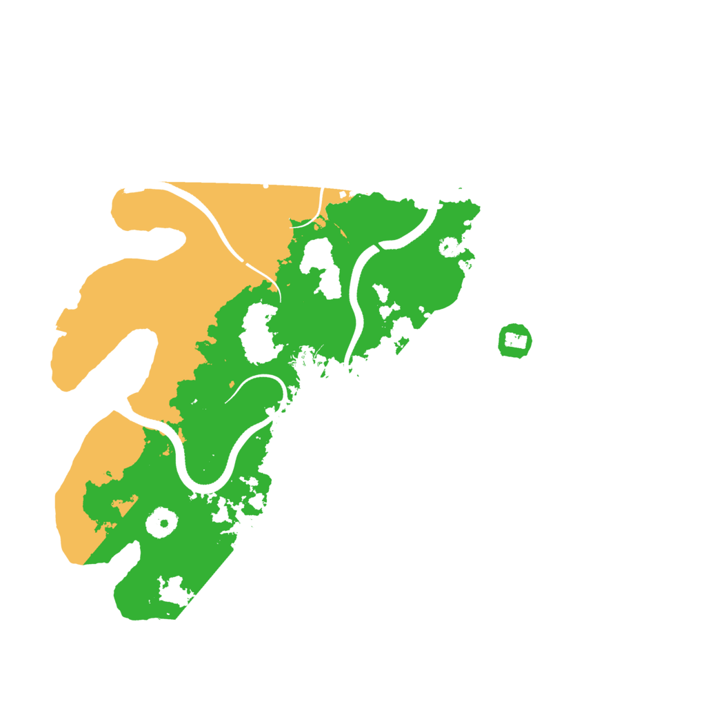 Biome Rust Map: Procedural Map, Size: 3500, Seed: 3012023