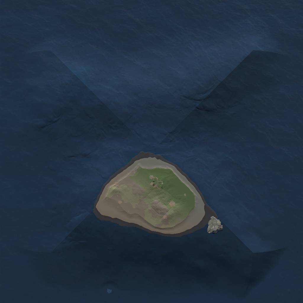 Rust Map: Procedural Map, Size: 1000, Seed: 749001782, 3 Monuments