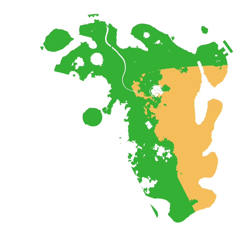 Biome Rust Map: Procedural Map, Size: 3500, Seed: 5074632