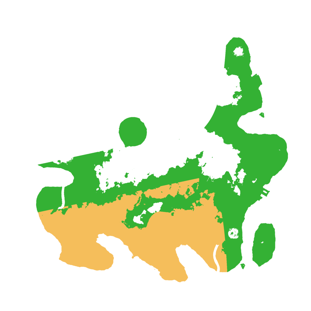 Biome Rust Map: Procedural Map, Size: 3000, Seed: 1223189379