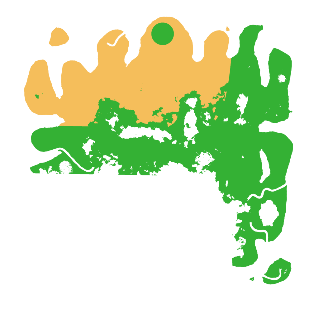 Biome Rust Map: Procedural Map, Size: 3750, Seed: 60423932