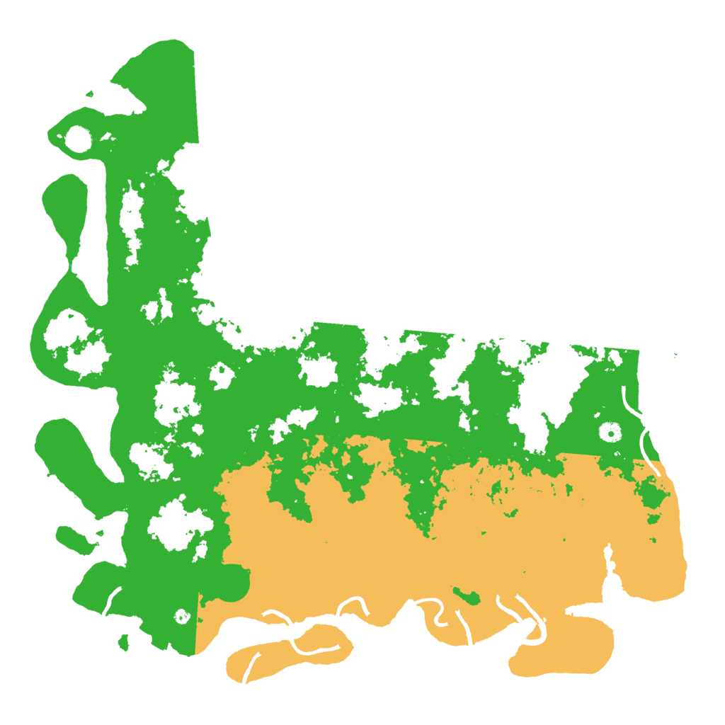 Biome Rust Map: Procedural Map, Size: 5000, Seed: 88888888
