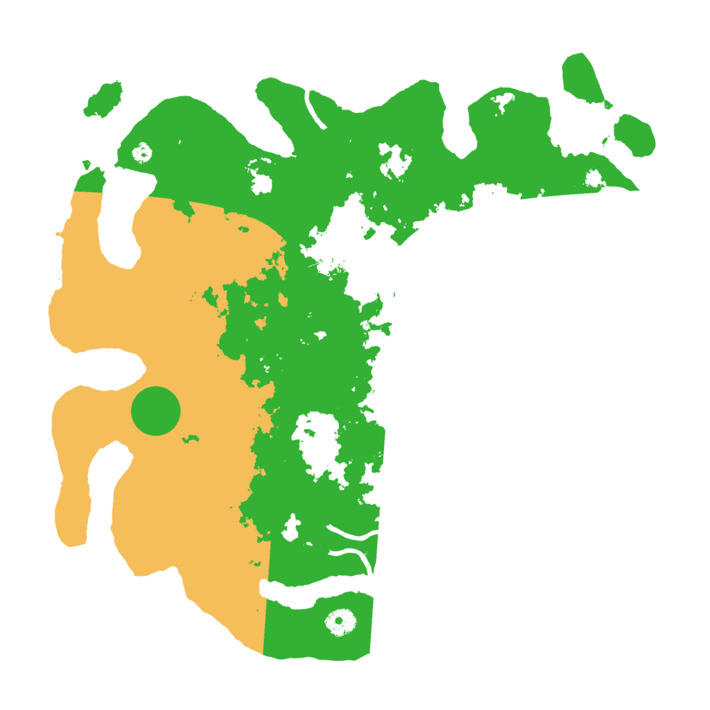 Biome Rust Map: Procedural Map, Size: 3800, Seed: 52823