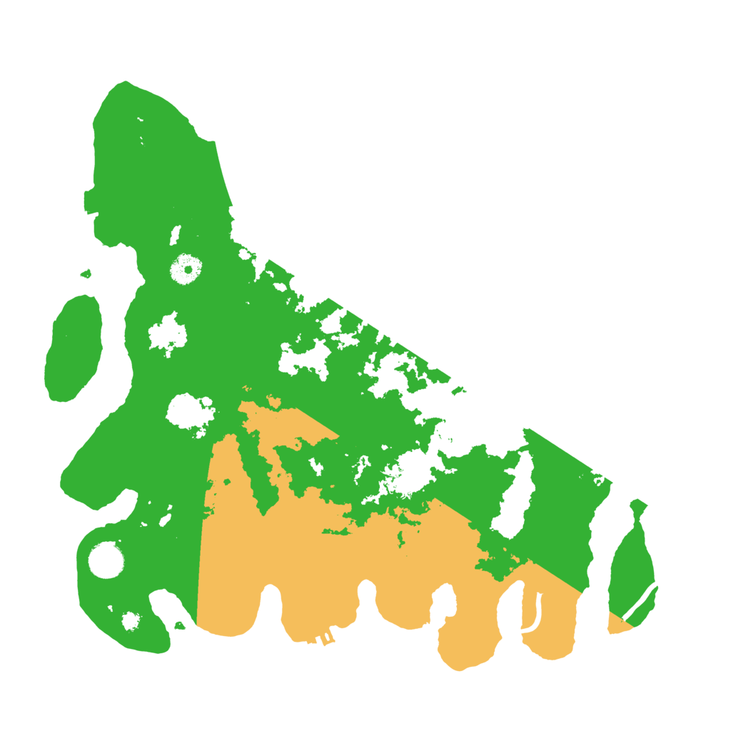 Biome Rust Map: Procedural Map, Size: 3650, Seed: 53940192