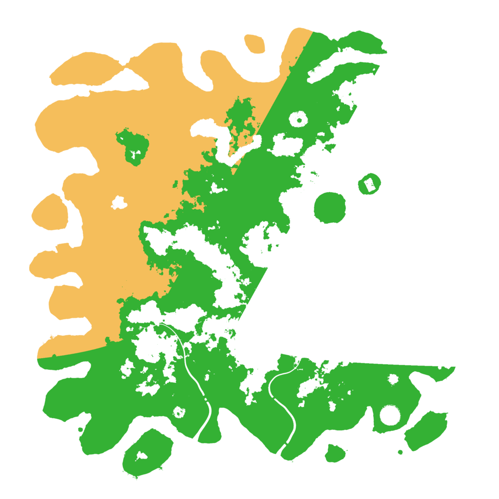 Biome Rust Map: Procedural Map, Size: 4300, Seed: 55077653