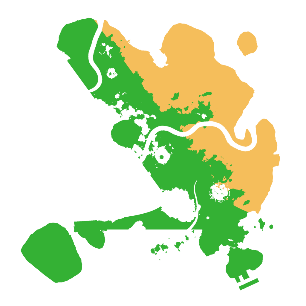 Biome Rust Map: Procedural Map, Size: 3000, Seed: 2879365