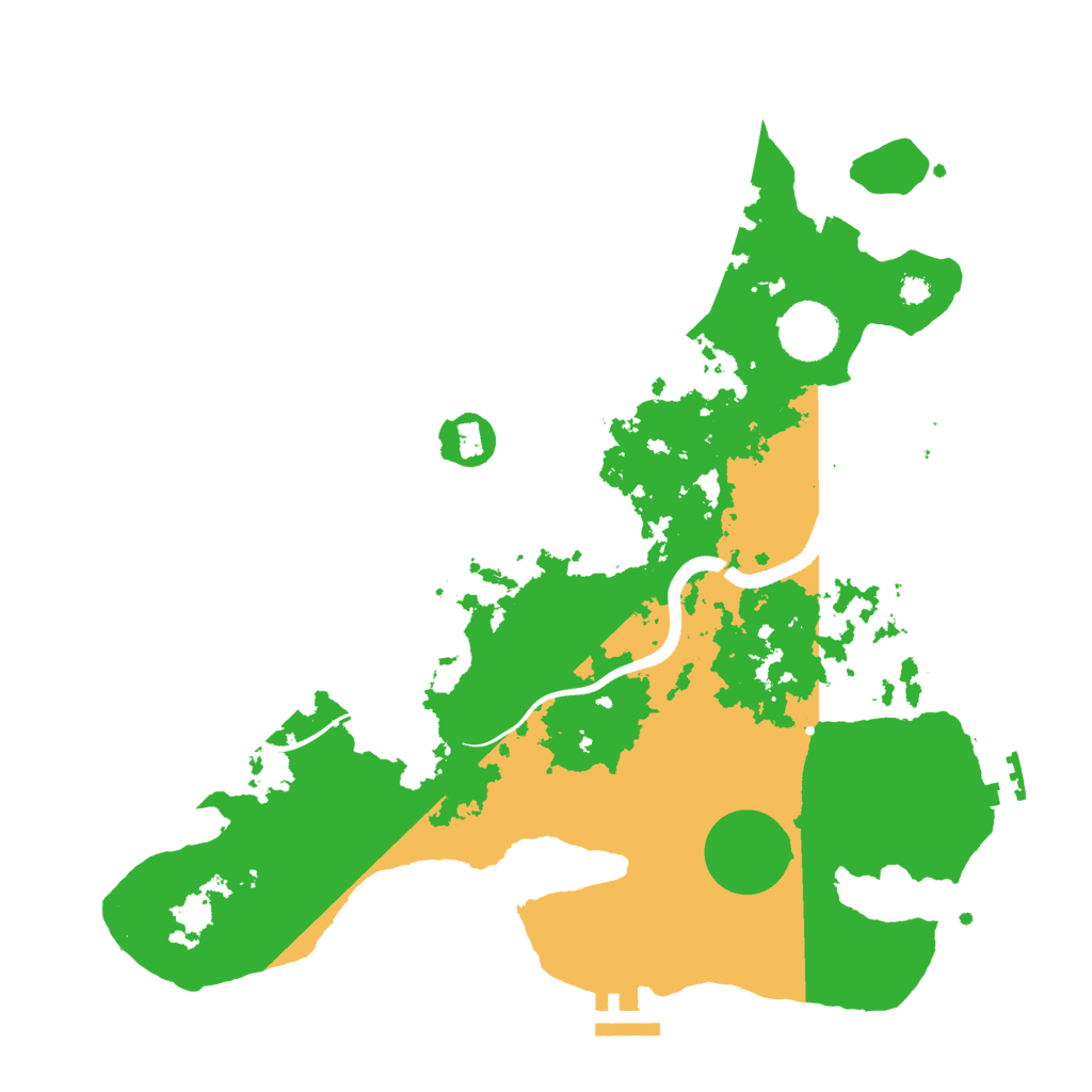 Biome Rust Map: Procedural Map, Size: 3400, Seed: 20235687