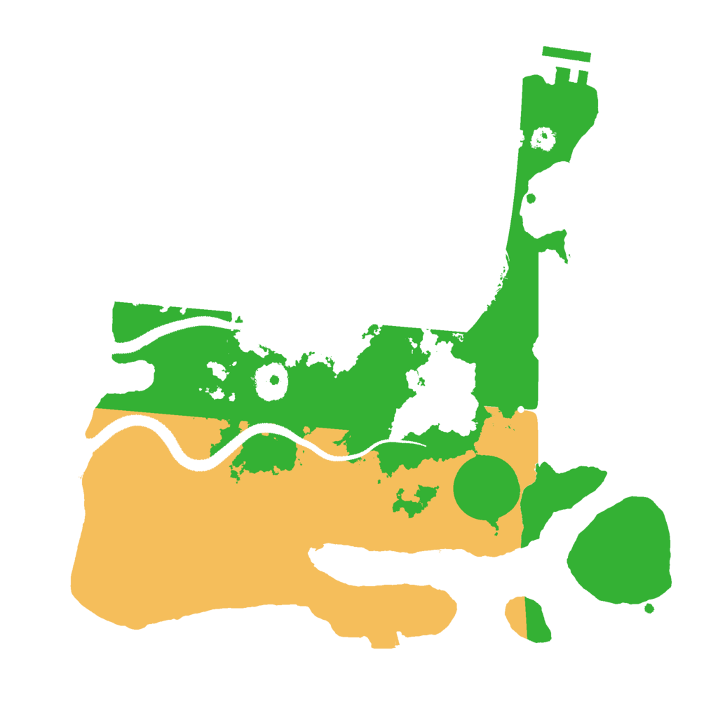 Biome Rust Map: Procedural Map, Size: 3000, Seed: 3053
