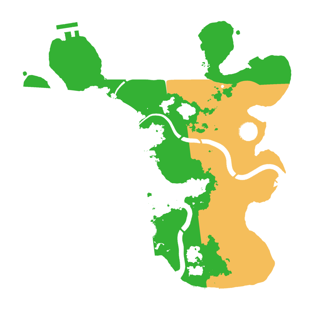 Biome Rust Map: Procedural Map, Size: 3000, Seed: 2063287073