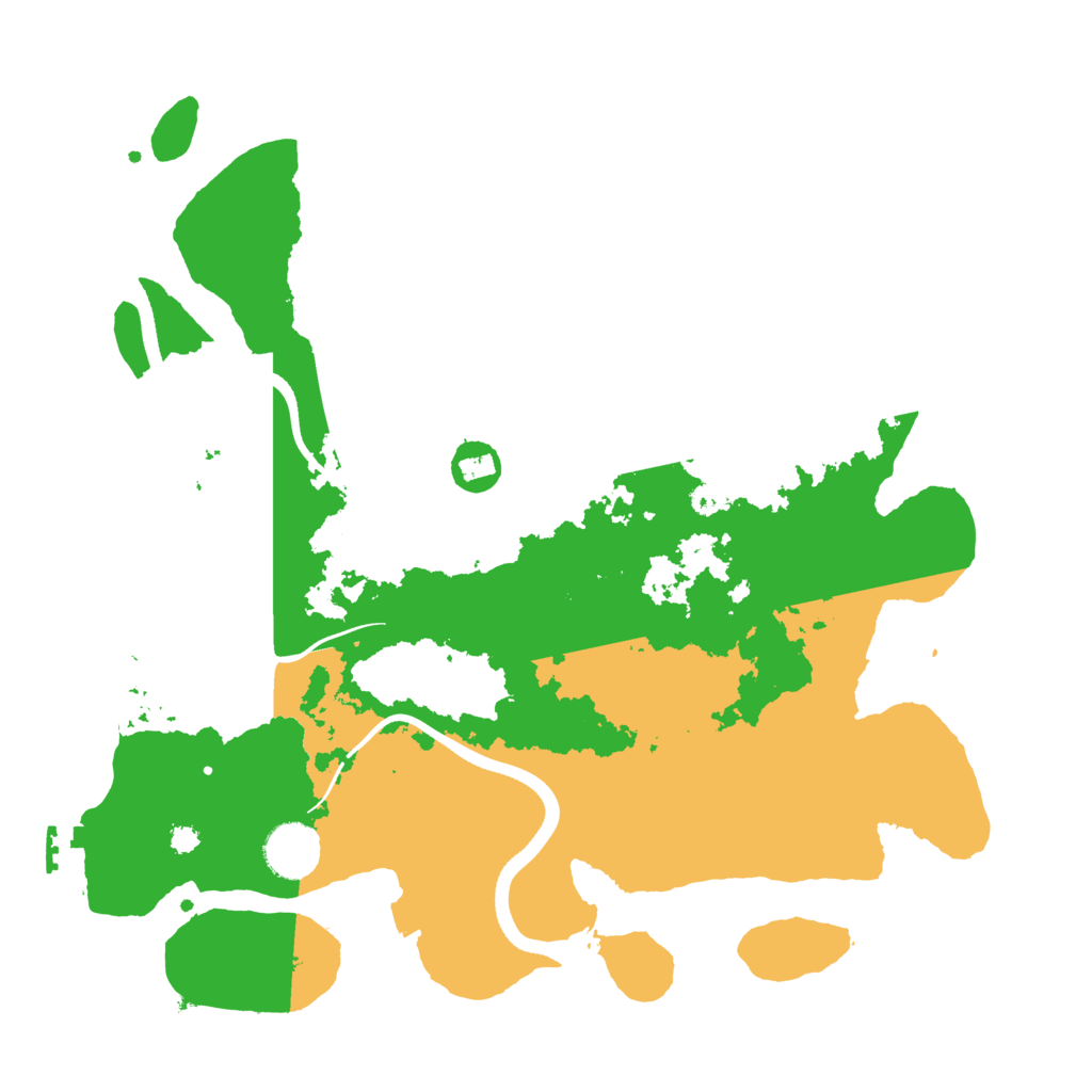 Biome Rust Map: Procedural Map, Size: 3500, Seed: 41235704