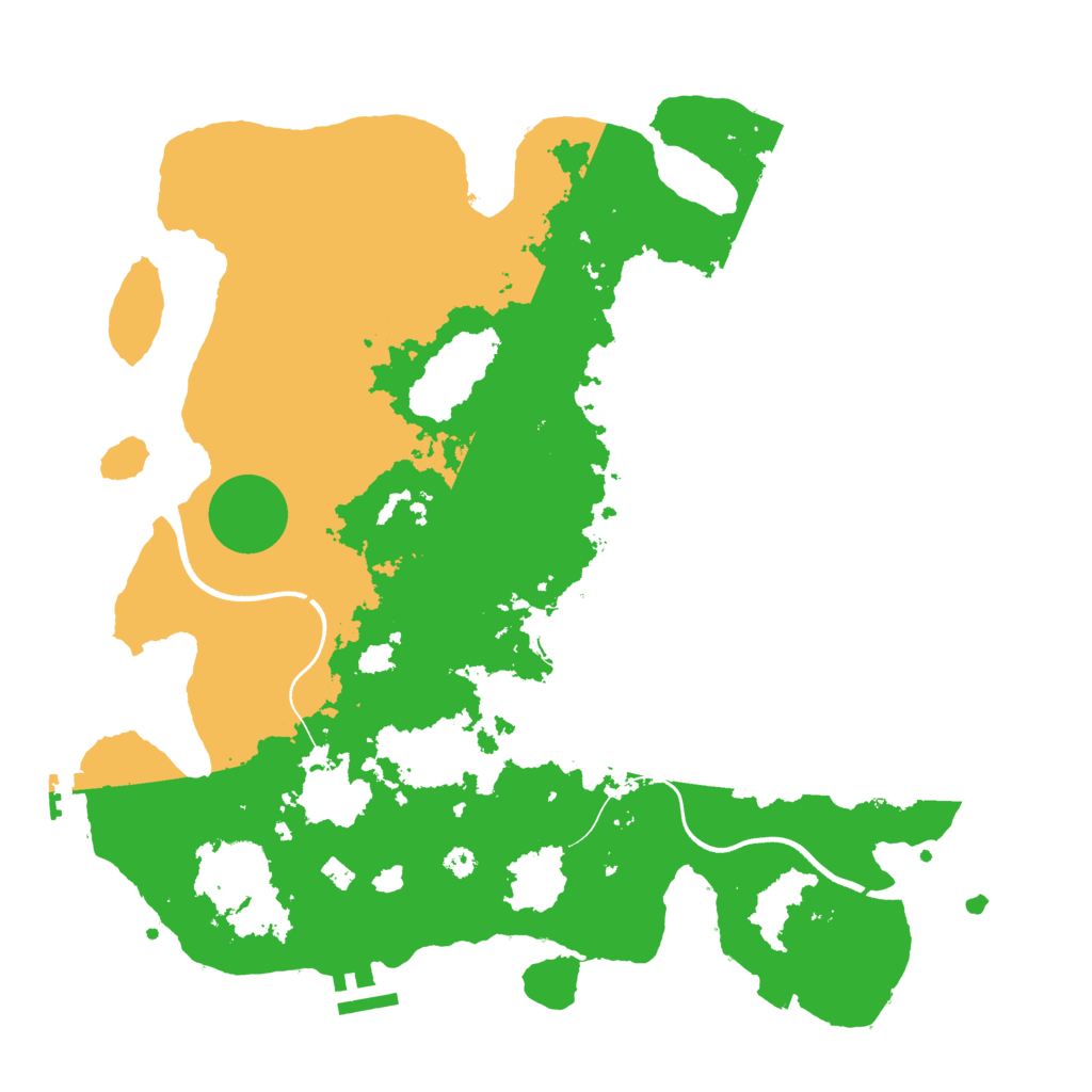 Biome Rust Map: Procedural Map, Size: 3650, Seed: 35548129