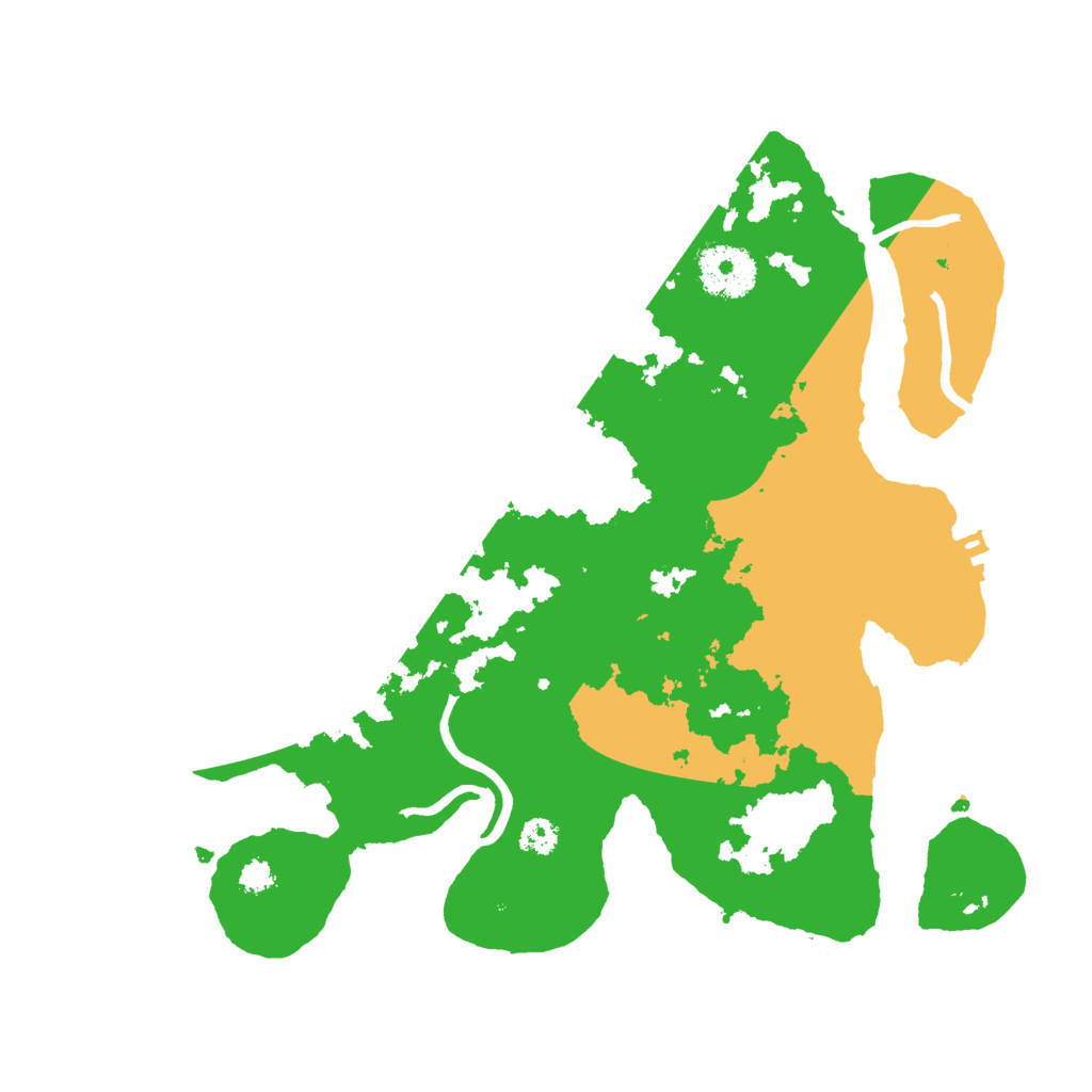 Biome Rust Map: Procedural Map, Size: 3000, Seed: 1233082876