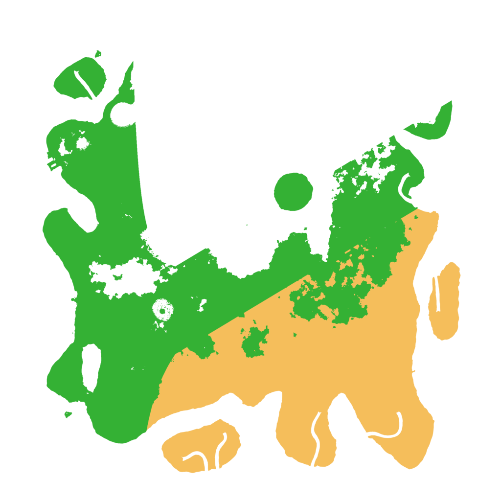 Biome Rust Map: Procedural Map, Size: 3600, Seed: 68208690