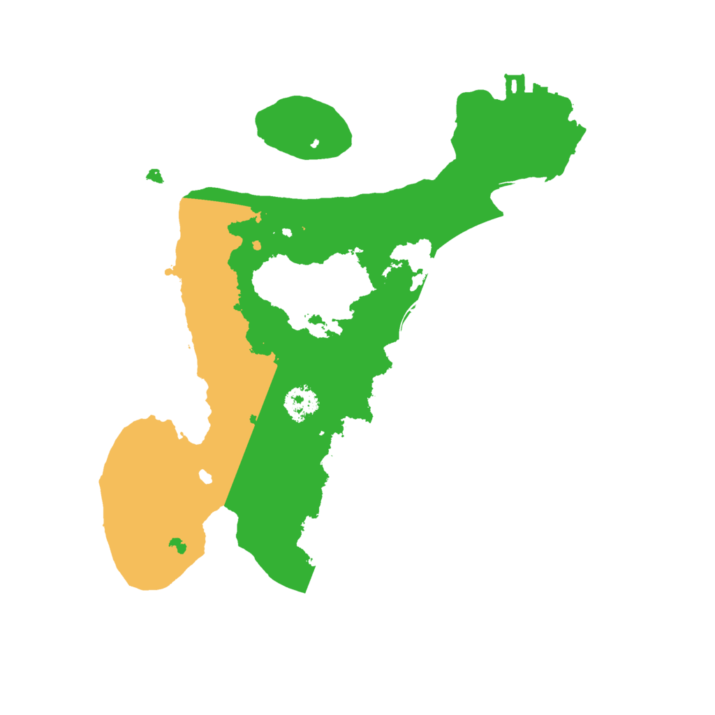 Biome Rust Map: Procedural Map, Size: 2200, Seed: 509