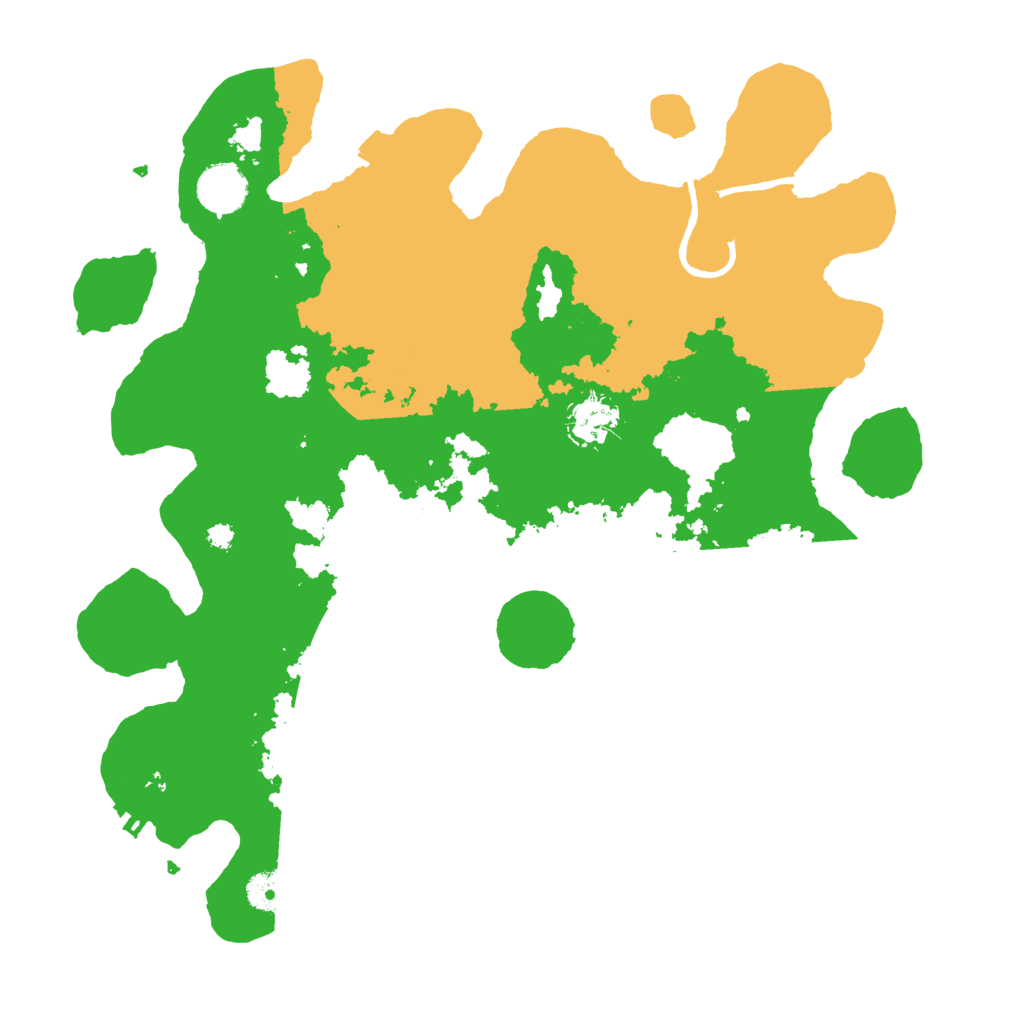 Biome Rust Map: Procedural Map, Size: 3650, Seed: 47061105