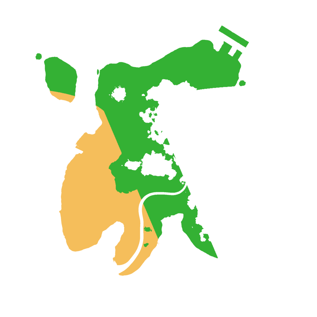Biome Rust Map: Procedural Map, Size: 2000, Seed: 1881834160