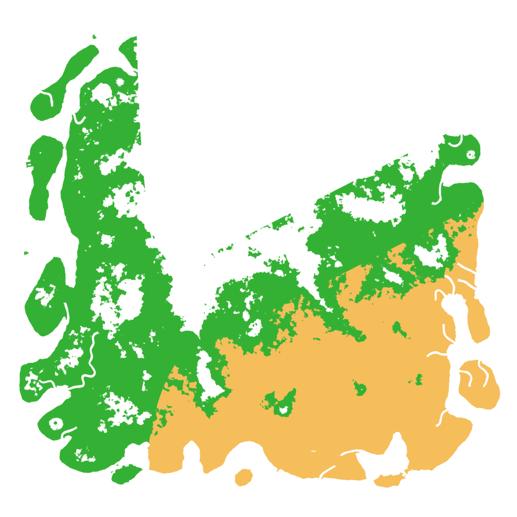 Biome Rust Map: Procedural Map, Size: 6000, Seed: 665544