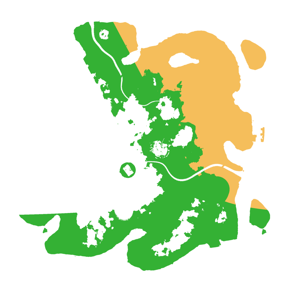 Biome Rust Map: Procedural Map, Size: 3000, Seed: 1641894521