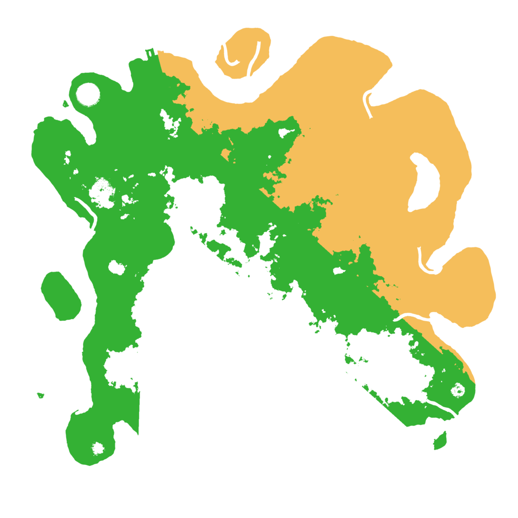 Biome Rust Map: Procedural Map, Size: 3900, Seed: 31273389
