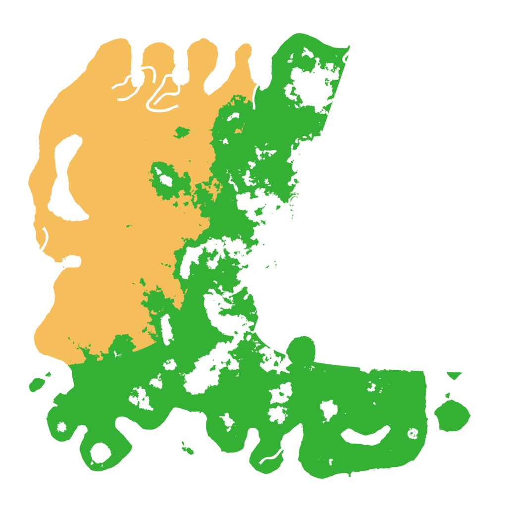 Biome Rust Map: Procedural Map, Size: 4800, Seed: 4552