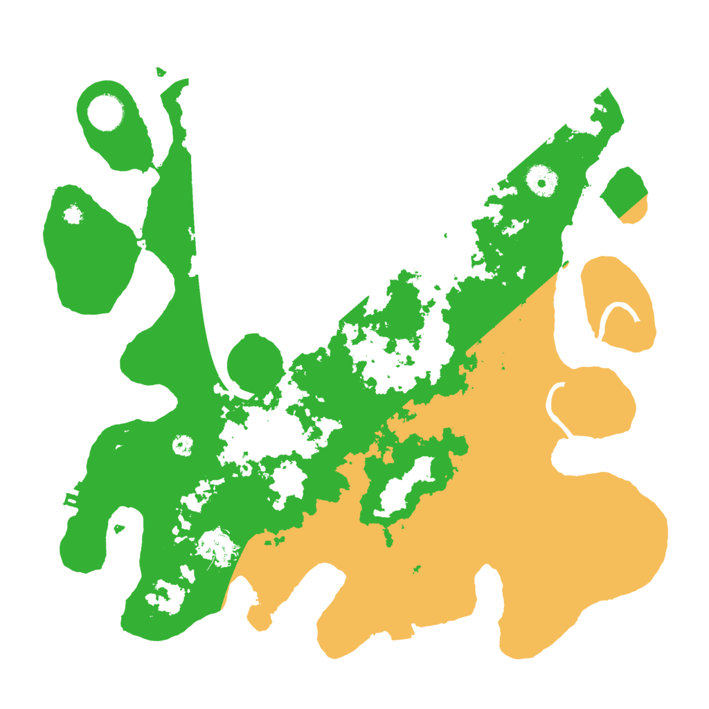 Biome Rust Map: Procedural Map, Size: 3500, Seed: 58596102
