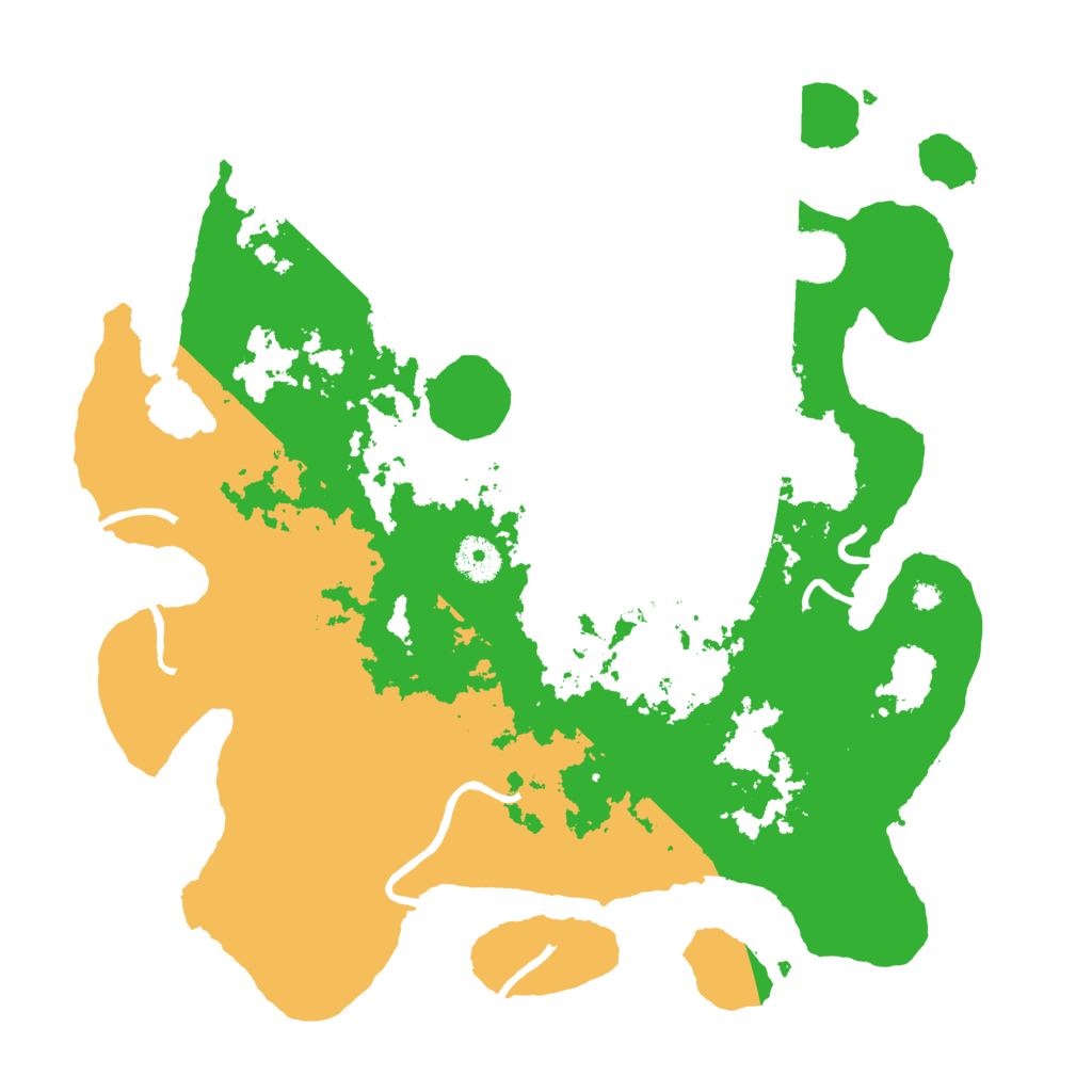 Biome Rust Map: Procedural Map, Size: 3650, Seed: 31843766