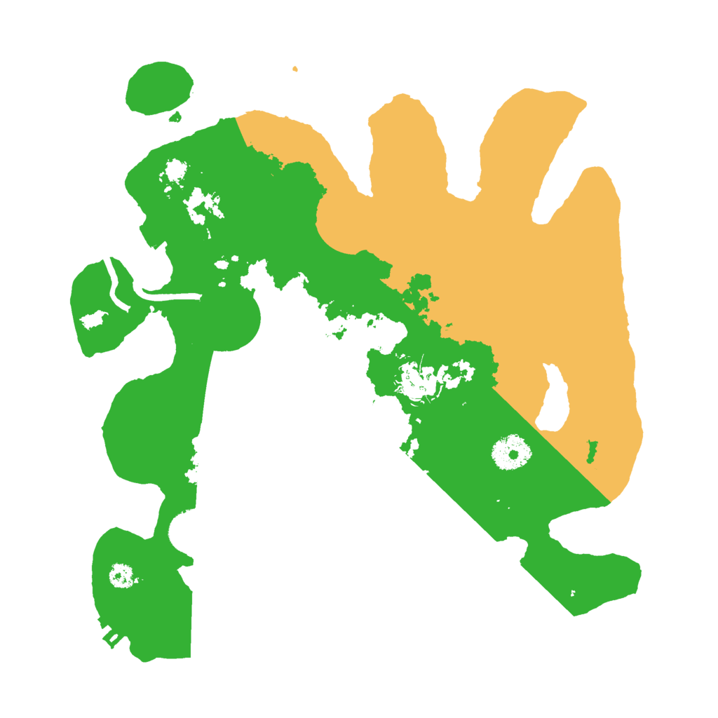 Biome Rust Map: Procedural Map, Size: 3000, Seed: 26358