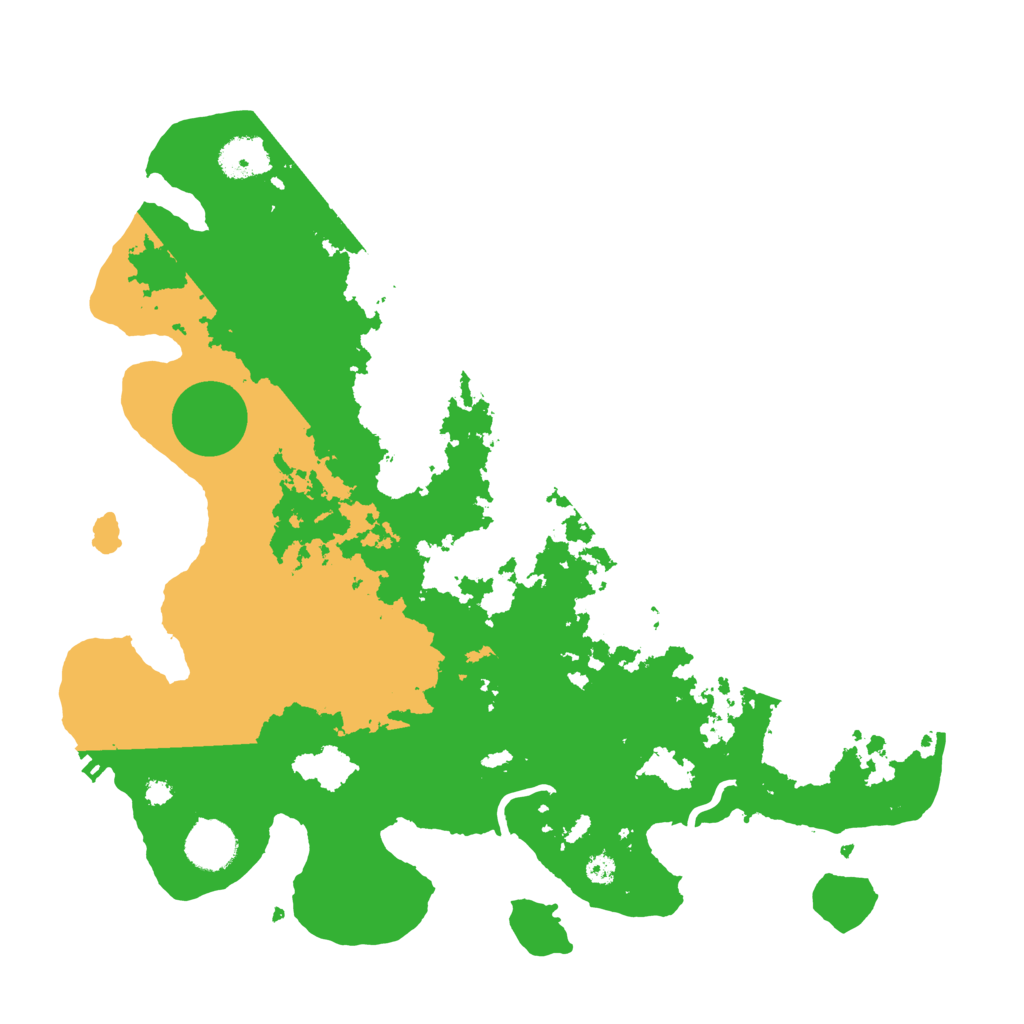 Biome Rust Map: Procedural Map, Size: 3600, Seed: 73394413
