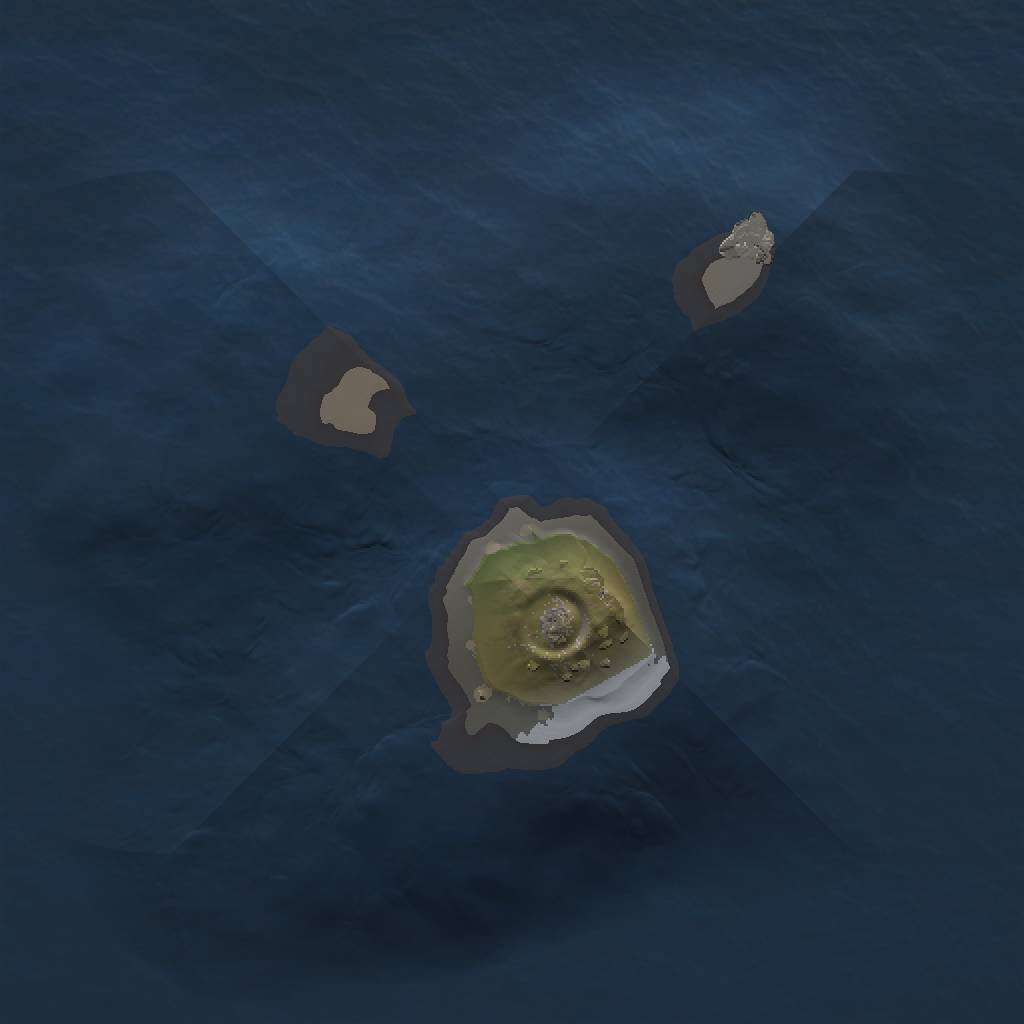 Rust Map: Procedural Map, Size: 1000, Seed: 537453, 3 Monuments