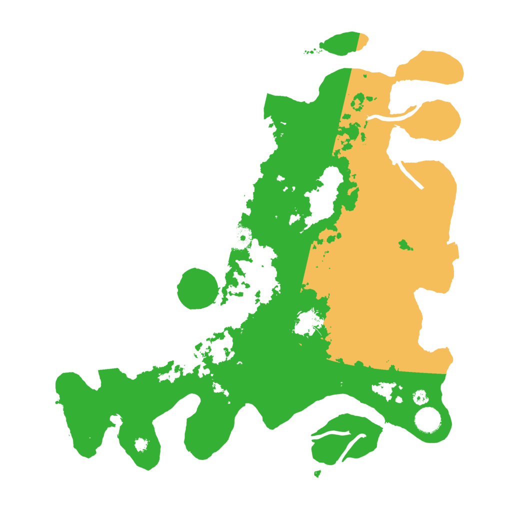 Biome Rust Map: Procedural Map, Size: 3500, Seed: 612023