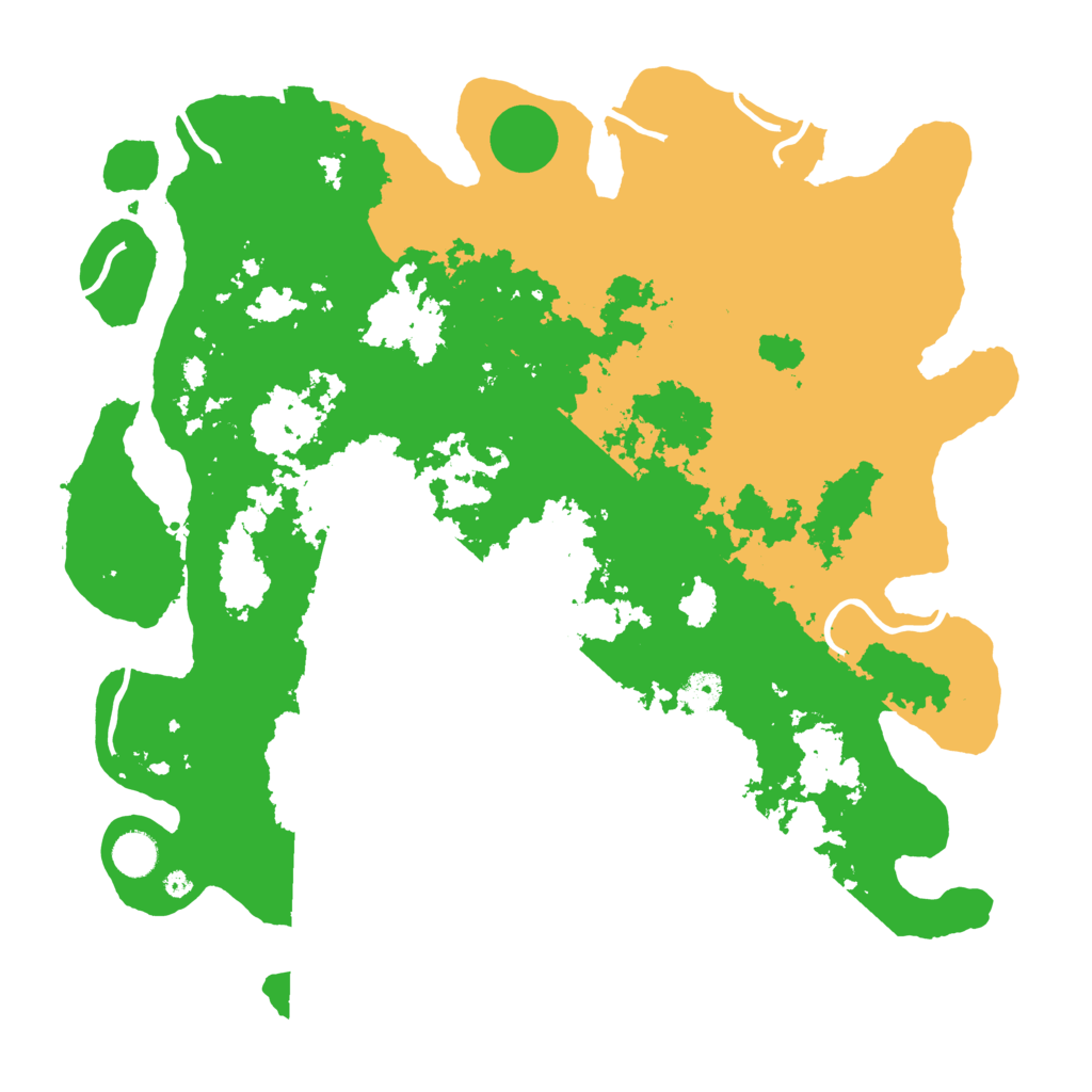 Biome Rust Map: Procedural Map, Size: 4250, Seed: 5486250