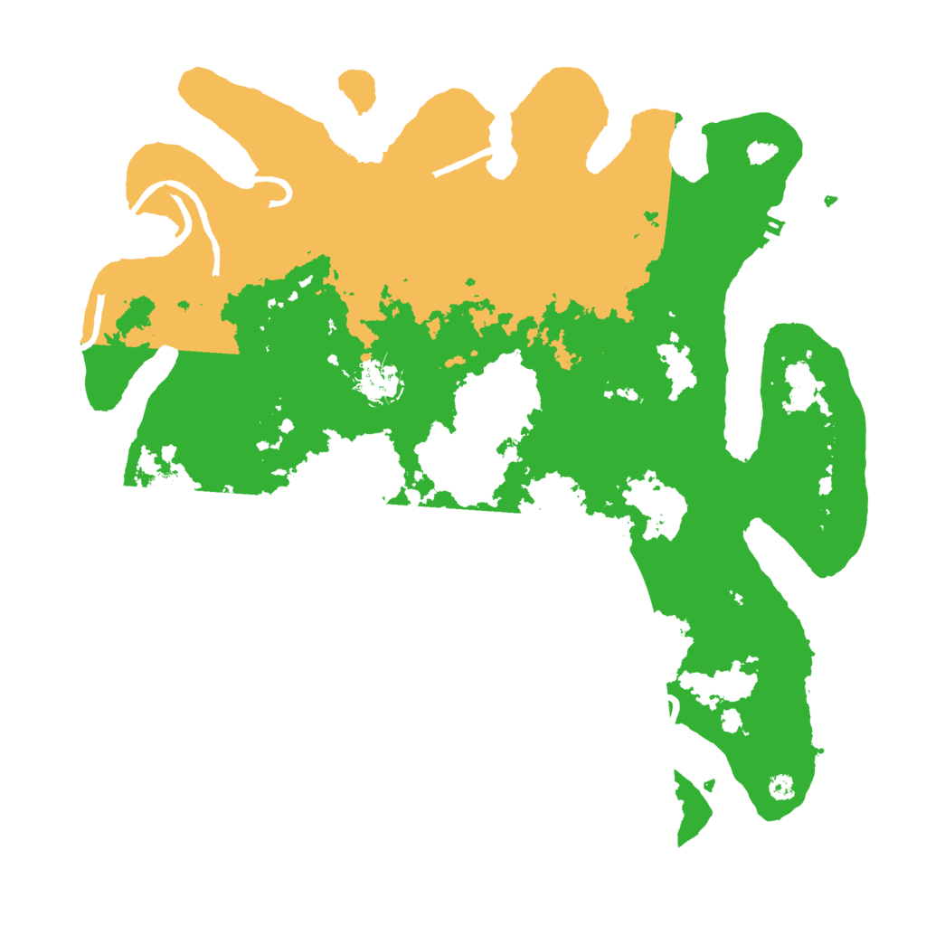 Biome Rust Map: Procedural Map, Size: 3650, Seed: 36651699