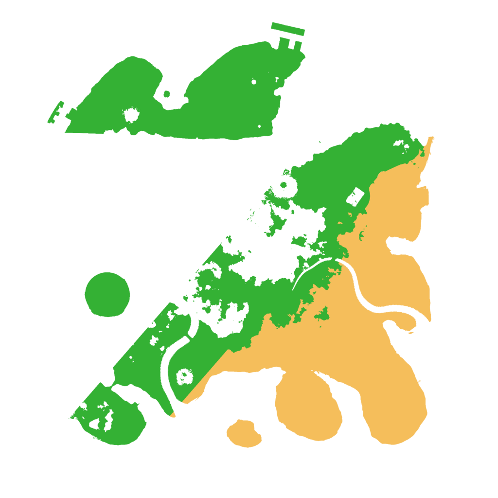 Biome Rust Map: Procedural Map, Size: 3000, Seed: 4469