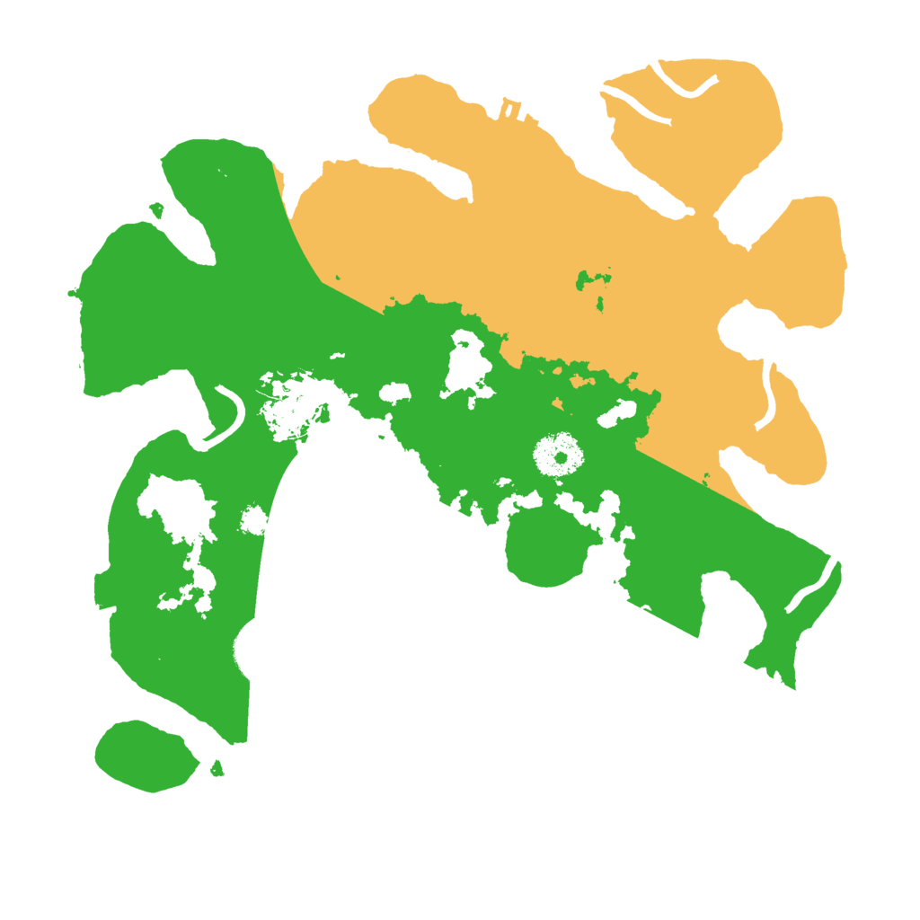 Biome Rust Map: Procedural Map, Size: 3000, Seed: 23226