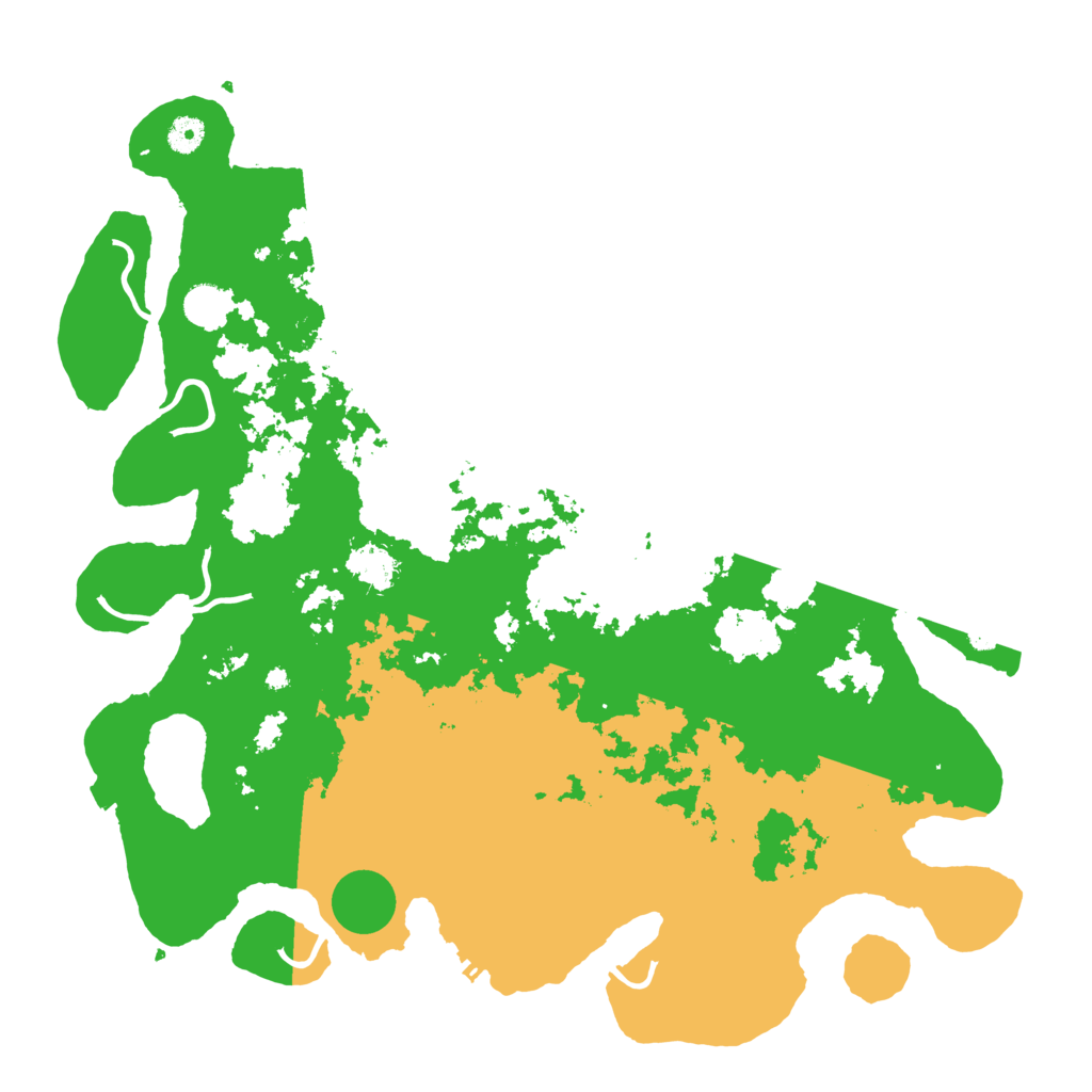 Biome Rust Map: Procedural Map, Size: 4500, Seed: 1627996775