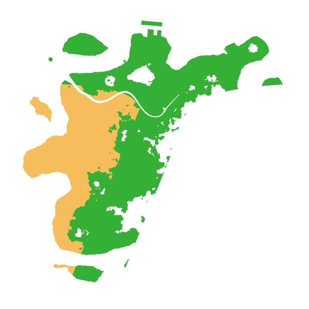Biome Rust Map: Procedural Map, Size: 3000, Seed: 848147784