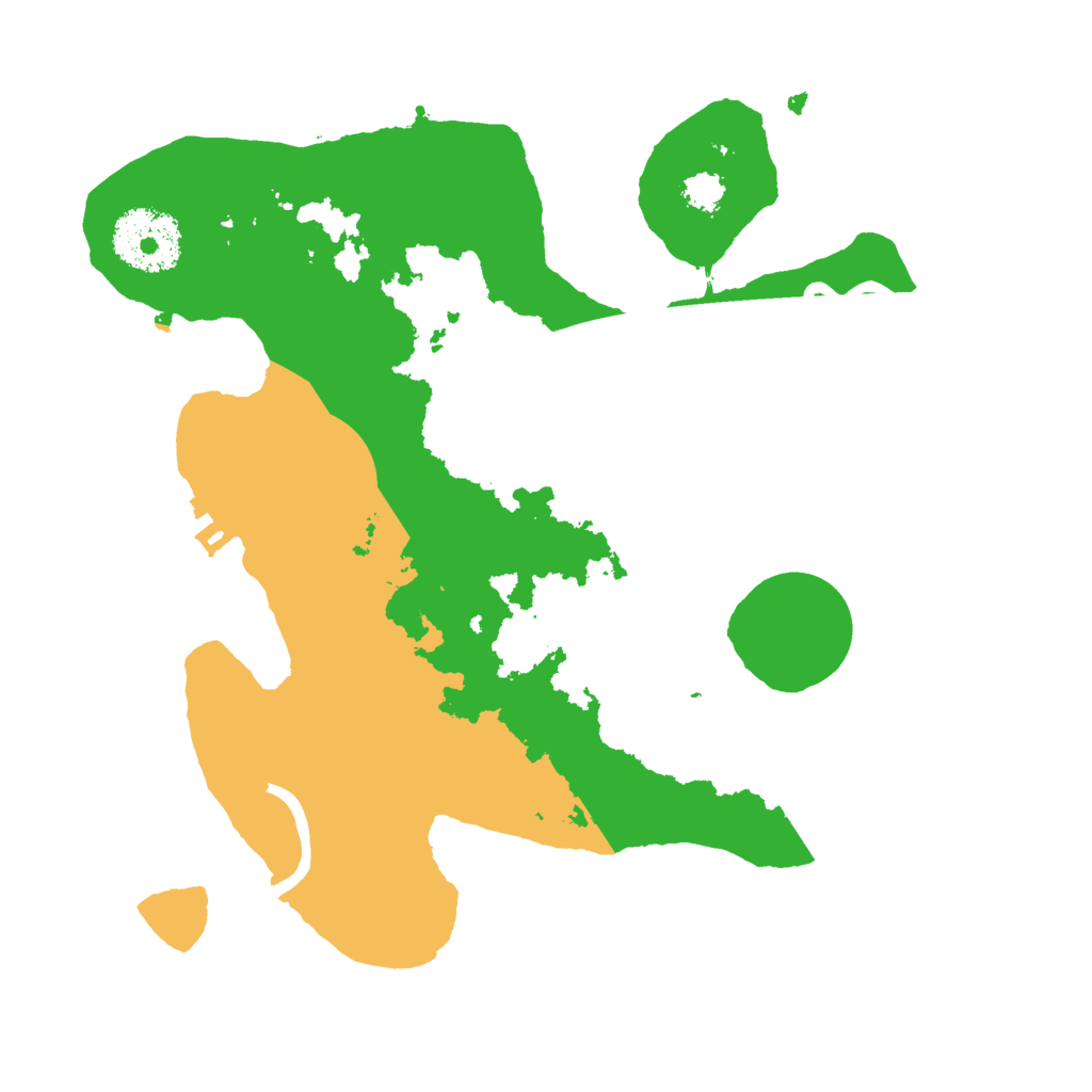 Biome Rust Map: Procedural Map, Size: 2500, Seed: 5437665