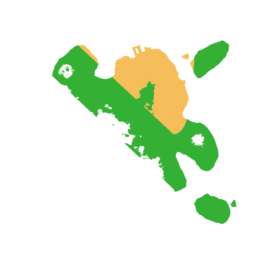 Biome Rust Map: Procedural Map, Size: 2000, Seed: 15745257