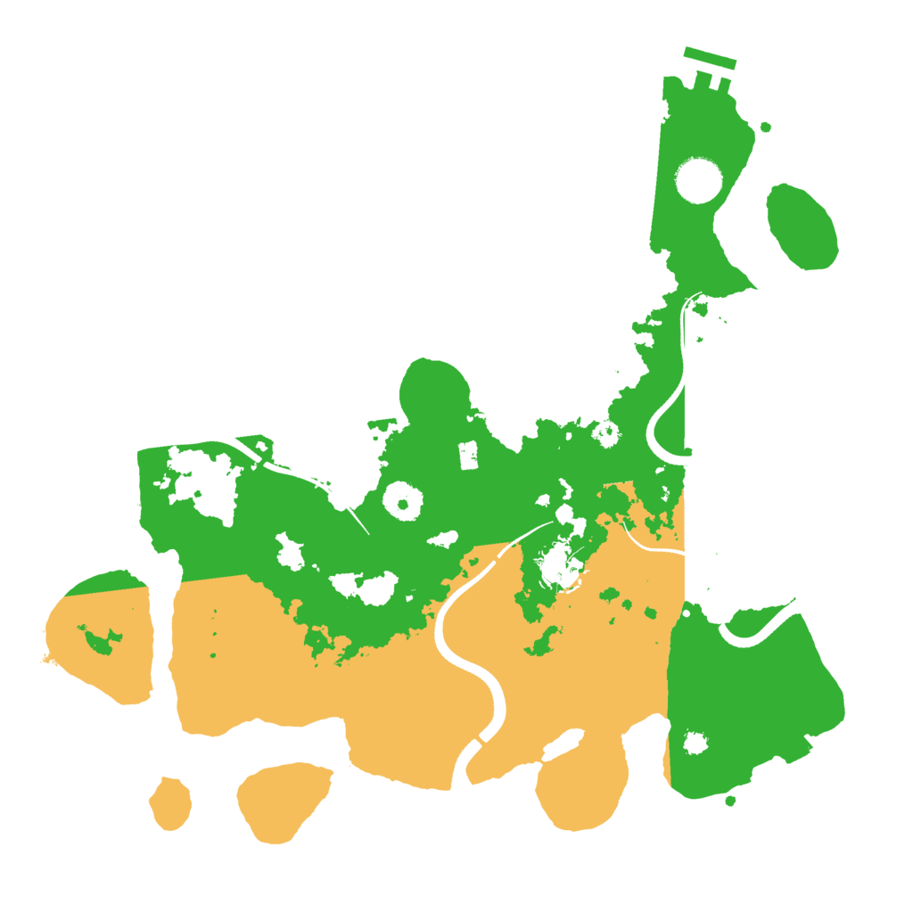 Biome Rust Map: Procedural Map, Size: 3500, Seed: 1721598827