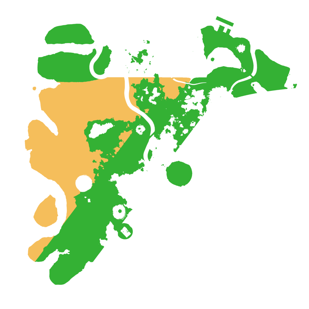 Biome Rust Map: Procedural Map, Size: 3400, Seed: 15041250