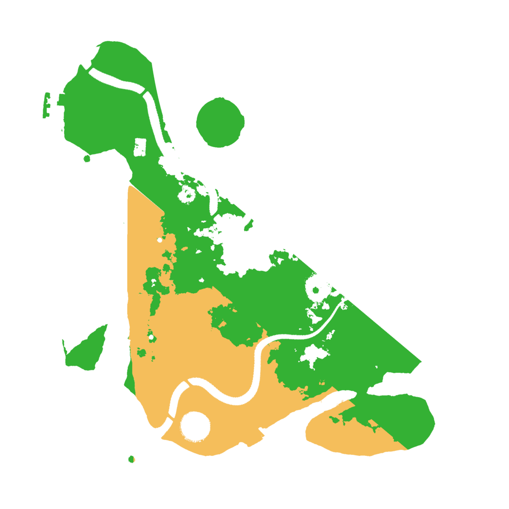 Biome Rust Map: Procedural Map, Size: 3000, Seed: 414214