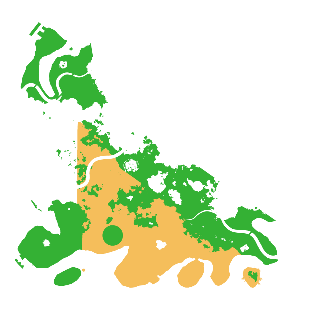 Biome Rust Map: Procedural Map, Size: 4000, Seed: 925761302