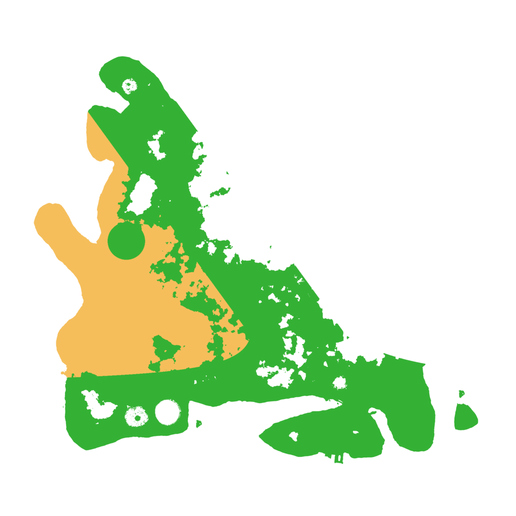 Biome Rust Map: Procedural Map, Size: 3650, Seed: 89813517