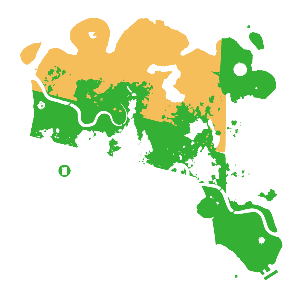 Biome Rust Map: Procedural Map, Size: 4000, Seed: 45700043